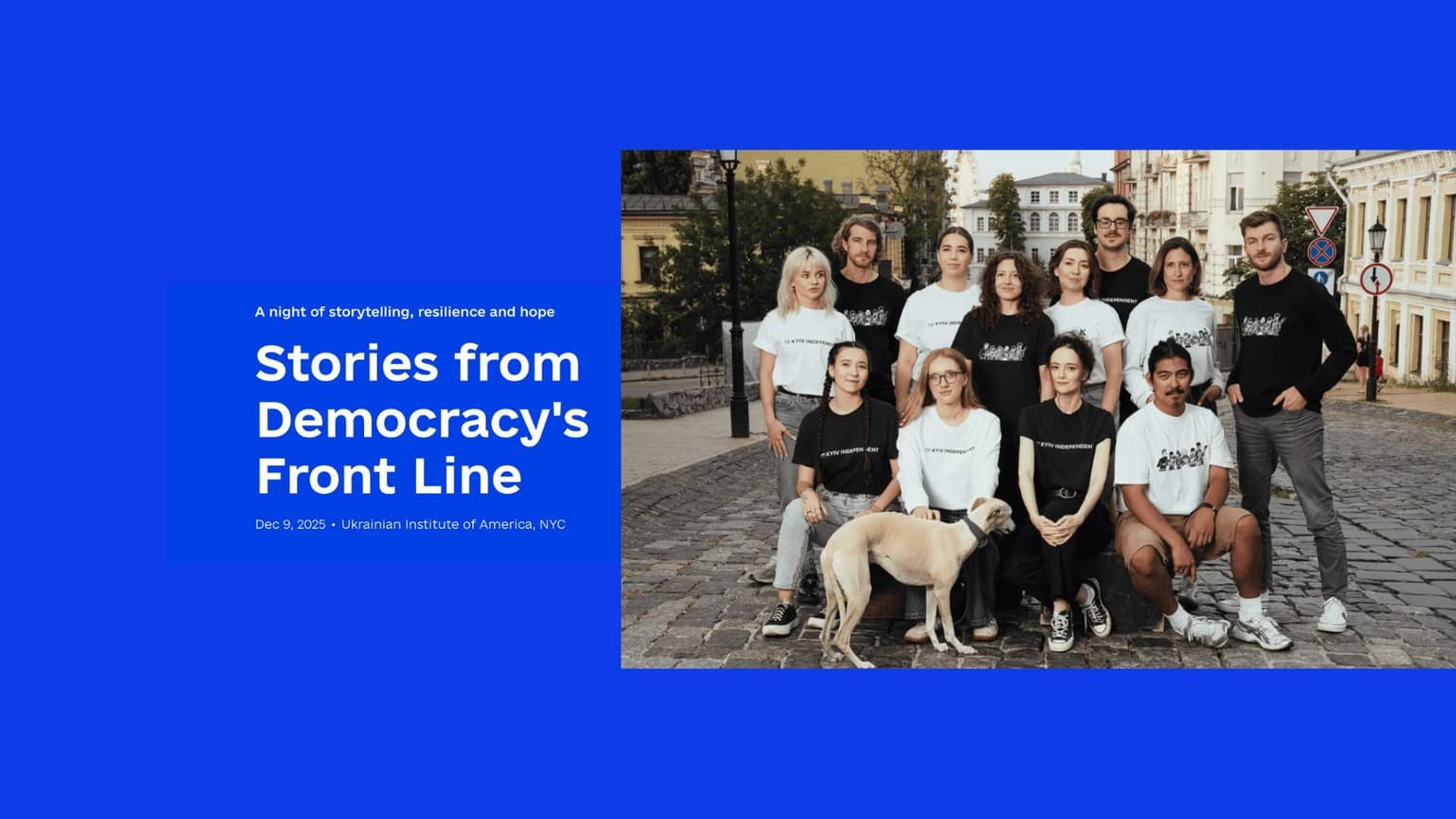 Kyiv Independent to host its first live event in New York