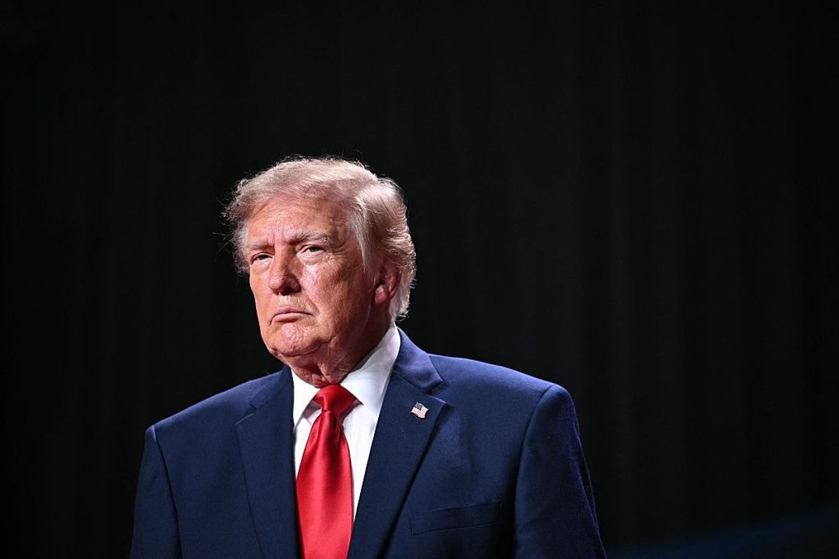 US. President Donald Trump speaks at a campaign rally at the Freeman Coliseum in San Antonio, Texas, on Oct. 7, 2026. (Mandel Ngan / AFP via Getty Images)