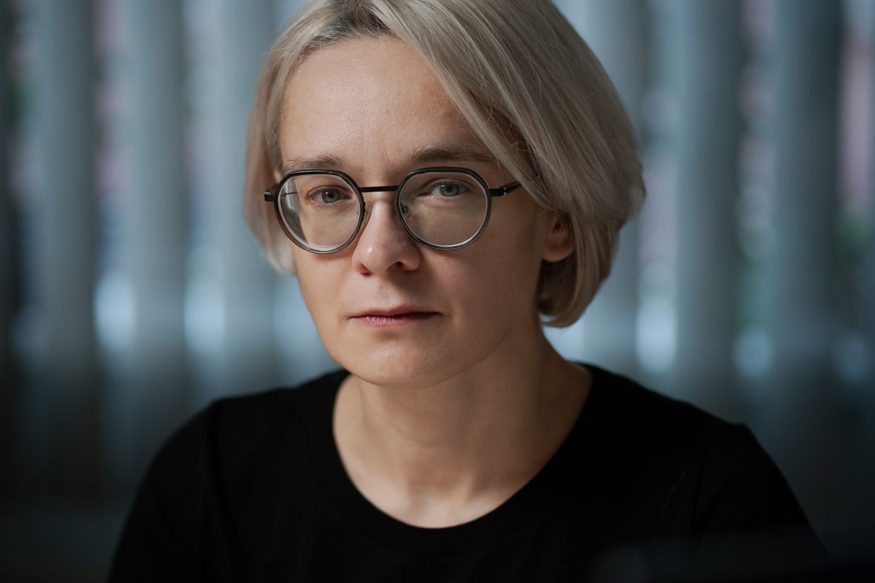Maryna Bezrukova, the head of the Defense Procurement Agency in Kyiv, Ukraine, on June 19, 2024.