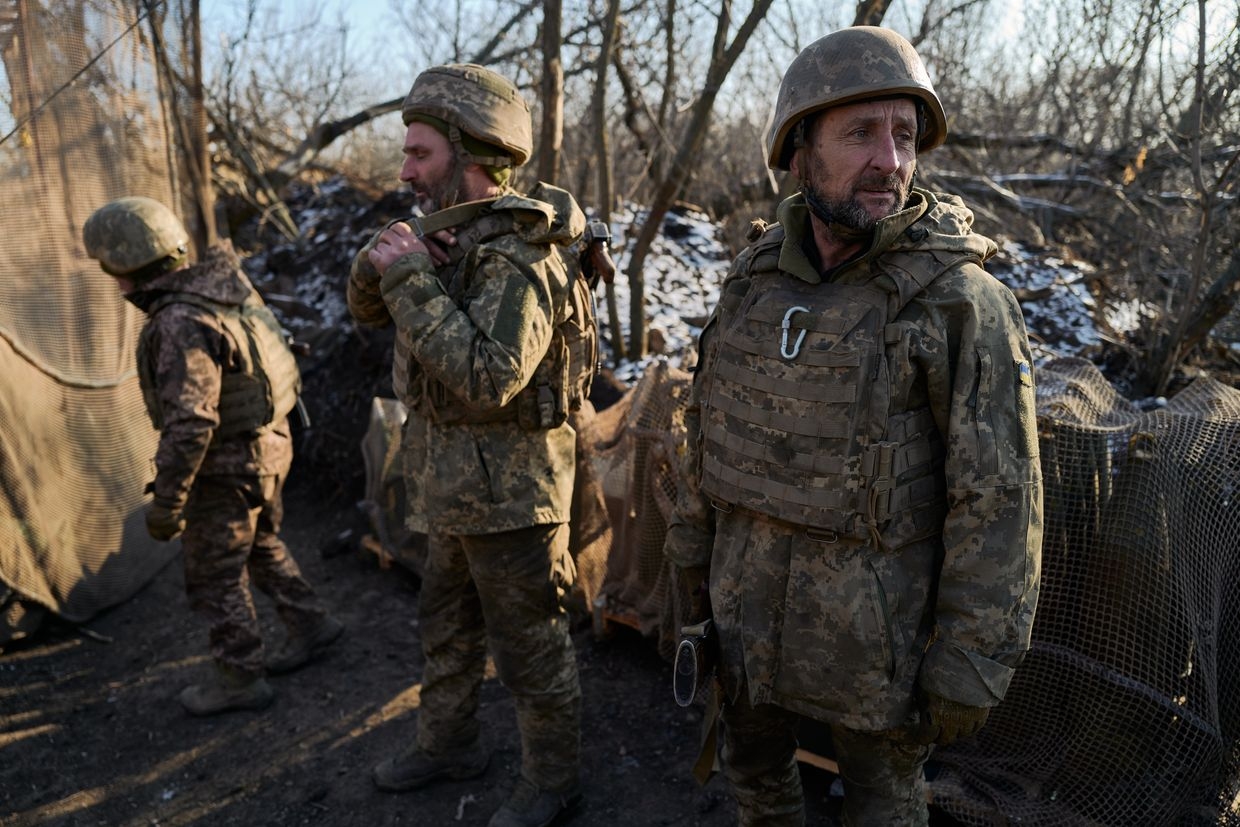 Servicemen of the 155th Brigade of Ukraine’s Armed Forces operate a French-made CAESAR 155mm self-propelled howitzer near Pokrovsk, Ukraine, on Feb. 9, 2025. Servicemen of the 155th Brigade of Ukraine’s Armed Forces operate a French-made CAESAR 155mm self-propelled howitzer near Pokrovsk, Ukraine, on Feb. 9, 2025.