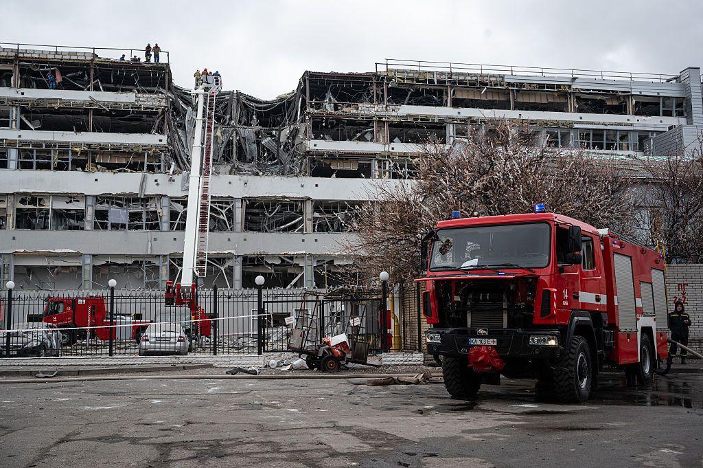 Russian missile strike destroys Ukrainian channel Freedom TV's newsroom in Kyiv
