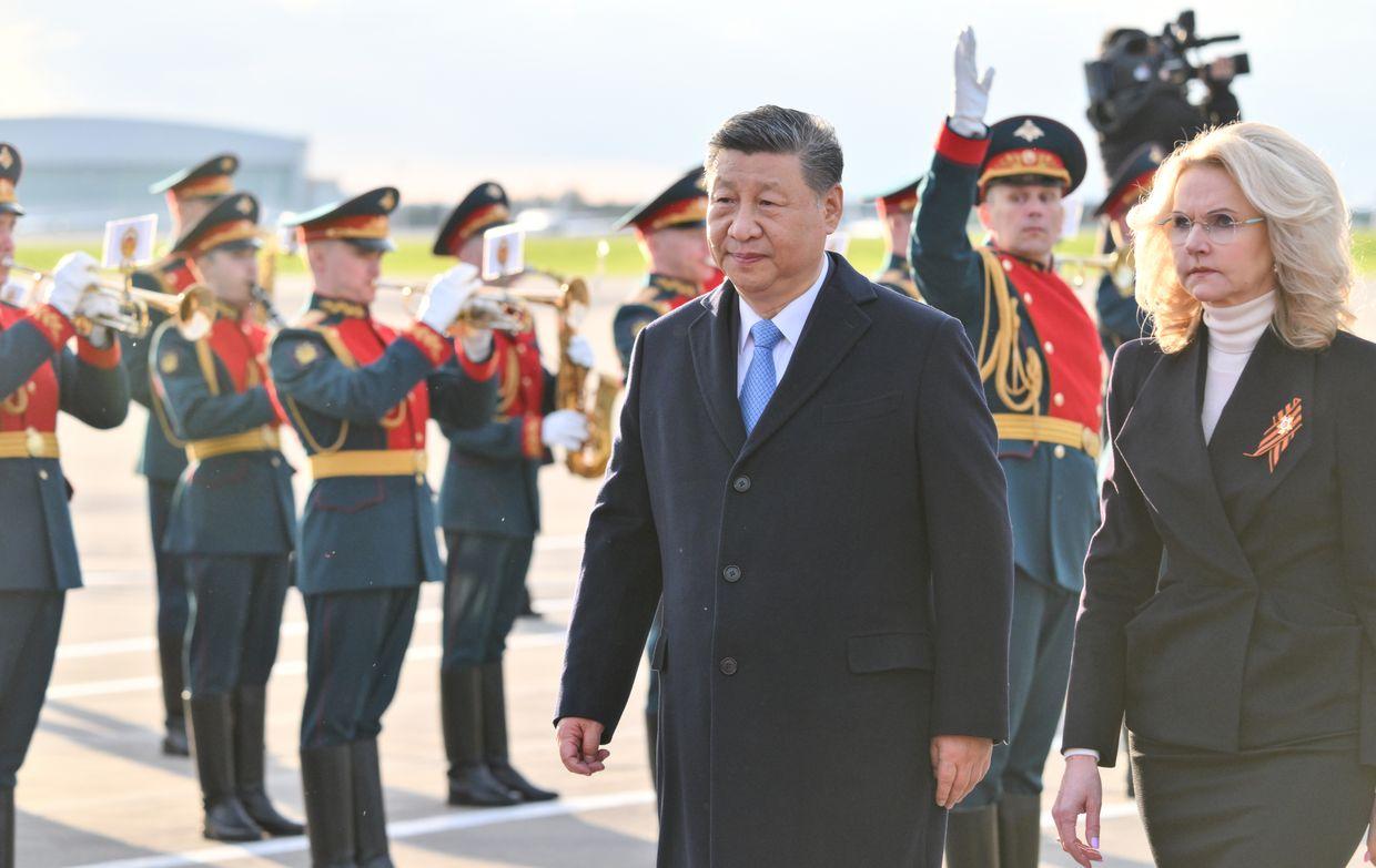 China's Xi arrives in Moscow ahead of Russia's Victory Day parade, meets with Putin