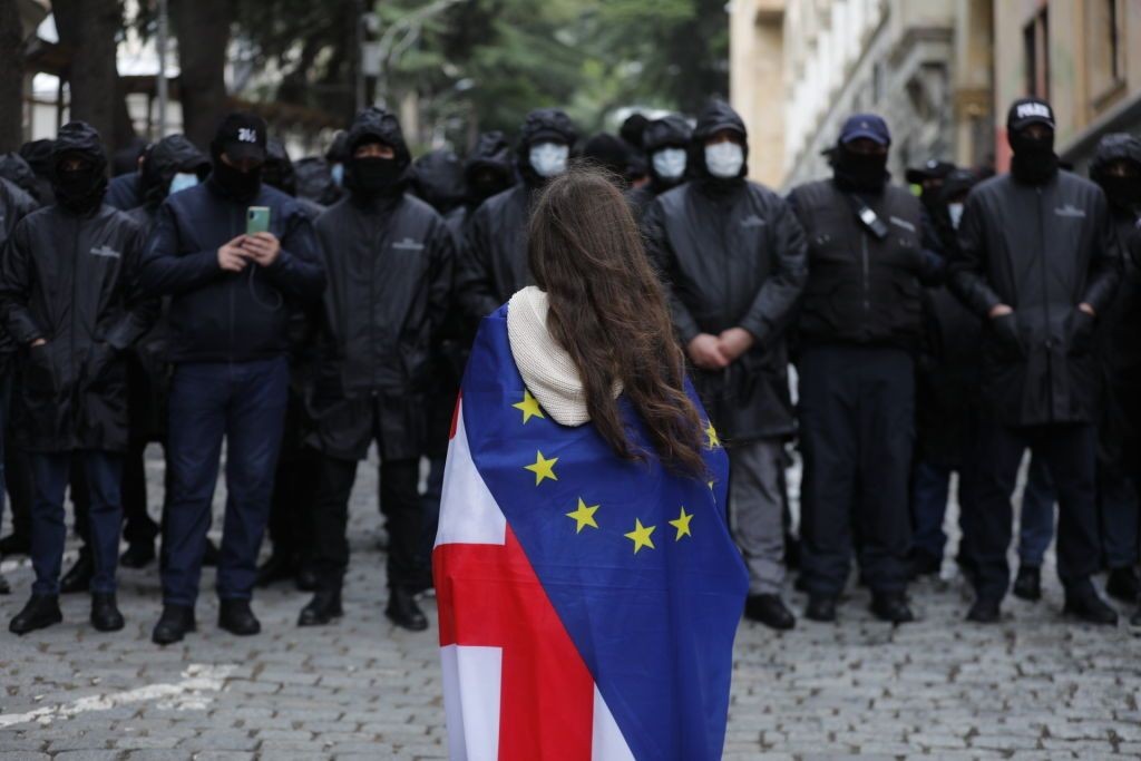 EU freezes $32 million in defense funds for Georgia, halts accession process amid ‘low point’ in relations