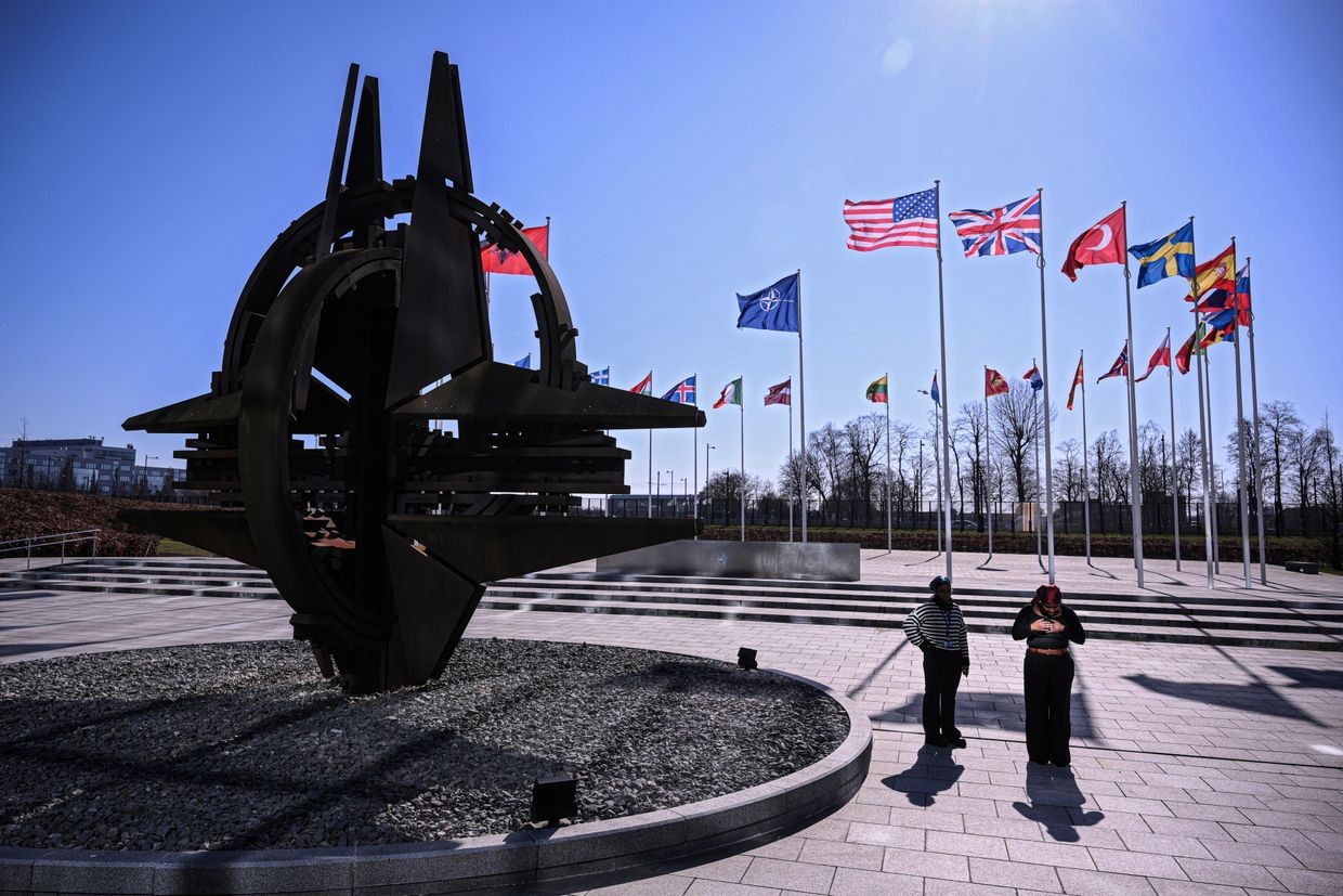 NATO headquarters in Brussels, Belgium, on March 6, 2025.