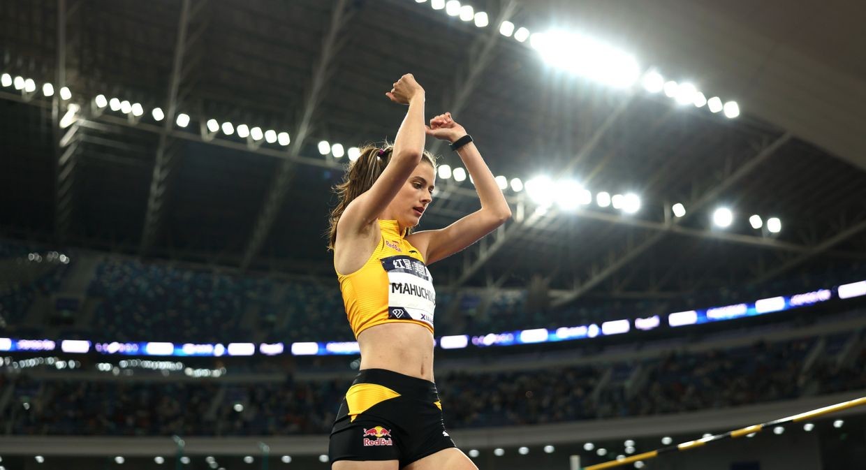 Ukraine’s Yaroslava Mahuchikh wins high jump in Shanghai for 10th straight Diamond League victory