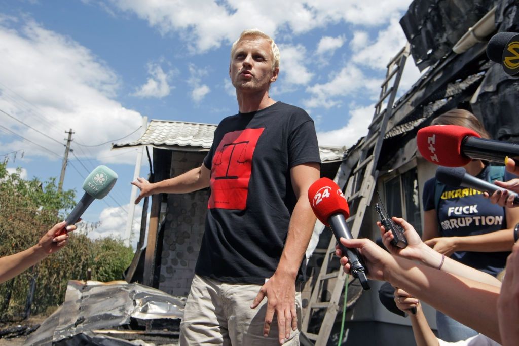 Ukraine's top anti-corruption activist faces charges that his team calls political vendetta