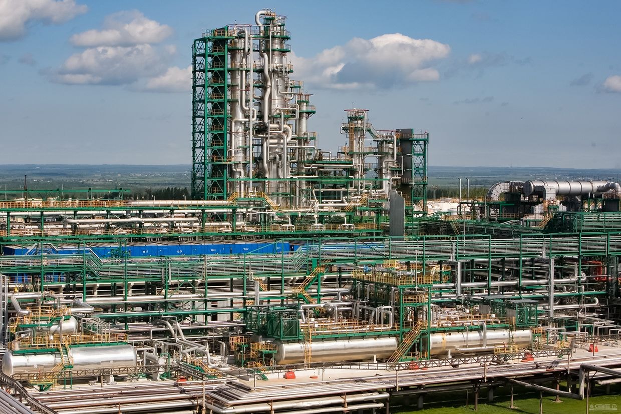 A view of the Slavneft-YANOS refinery in Yaroslavl, Russia. (Slavneft-YANOS website)
