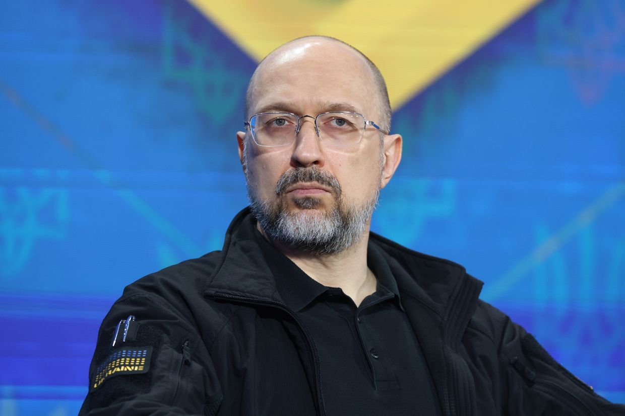 Denys ShmyhalDenys Shmyhal, then-Prime Minister of Ukraine, takes part in a government forum in Kyiv, Ukraine on Aug. 27, 2024.