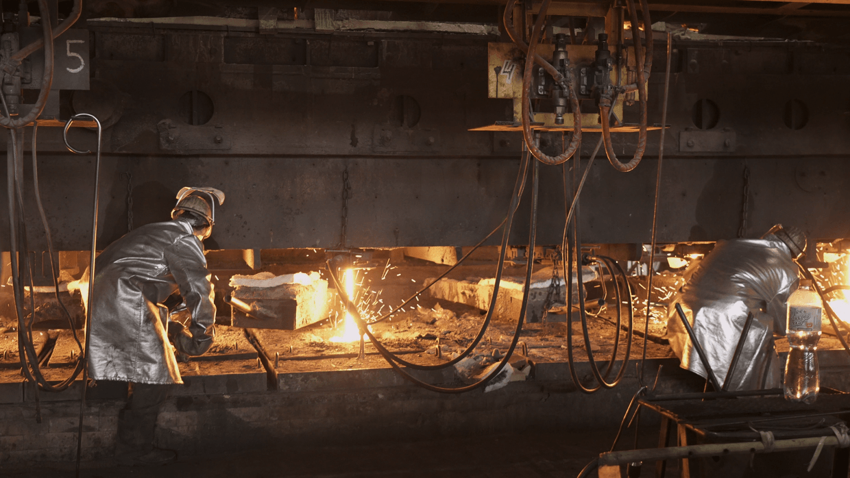 ArcelorMittal Kryvyj Rih integrated steel company's factory in Kryvyi Rih, Ukraine