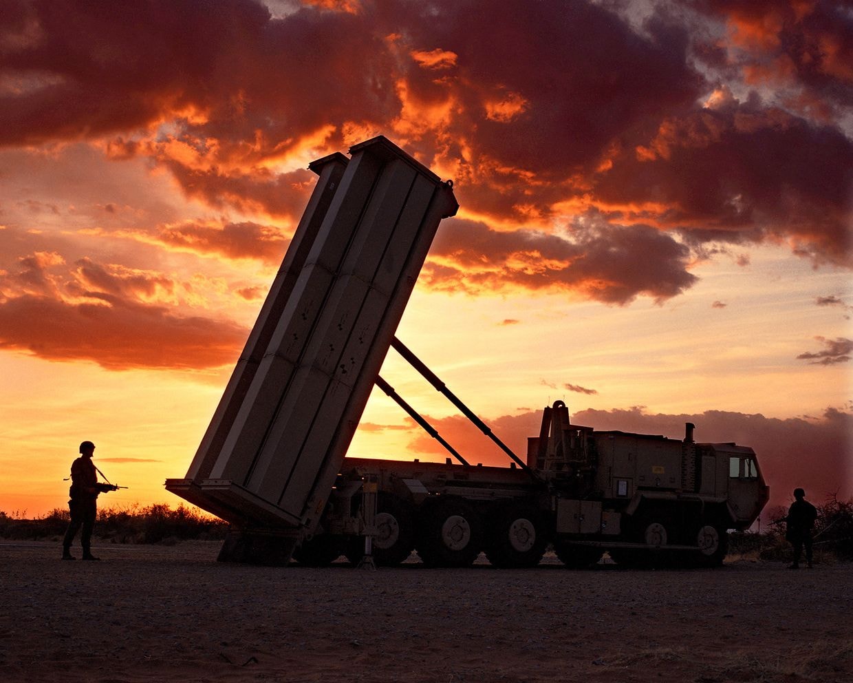 THAAD anti-missile defense rocket system. (Lockheed Martin via Getty Images)