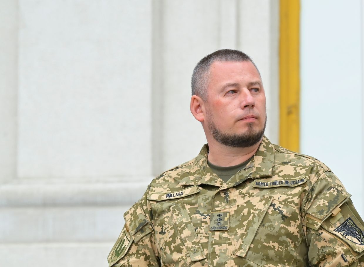 President Volodymyr Zelensky's Deputy Chief of Staff Pavlo Palisa on May 6, 2025, in Kyiv. (Artem Gvozdkov / Global Images Ukraine via Getty Images)