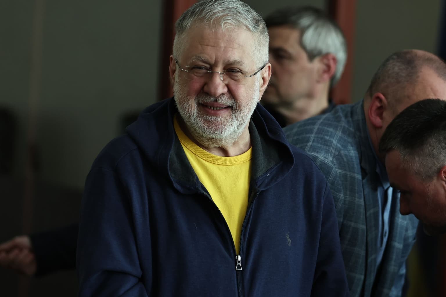 Ukrainian oligarch Ihor Kolomoisky attends a court session in Kyiv, Ukraine, on May 9, 2024.
