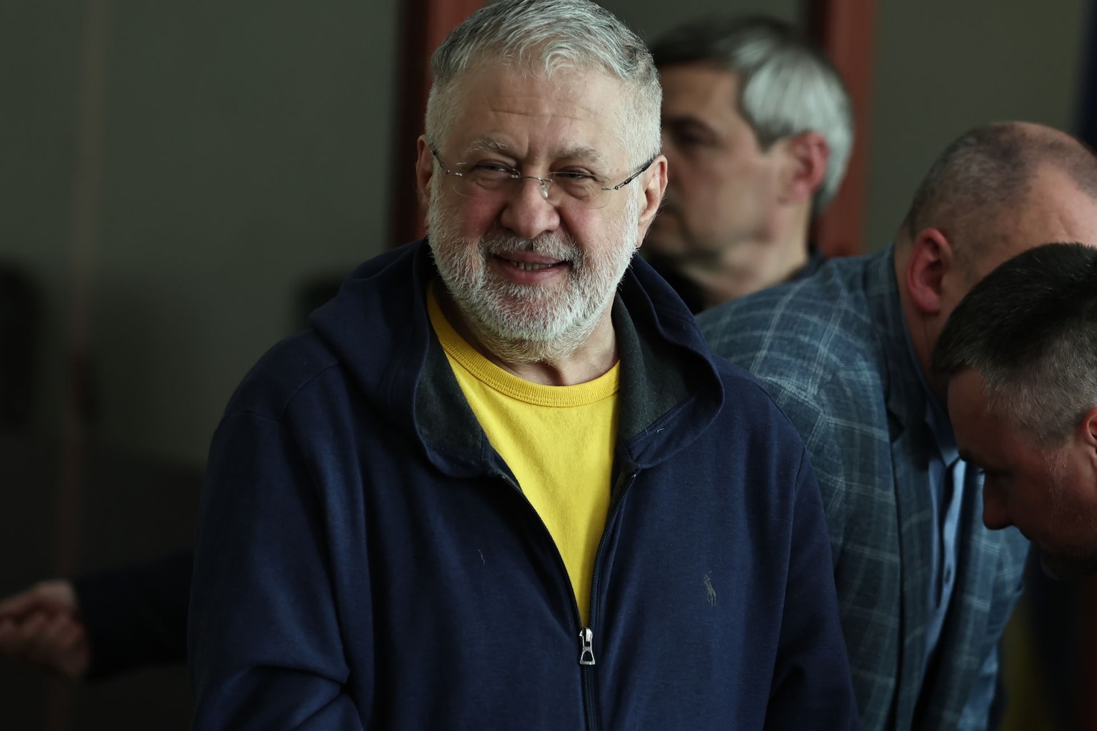 Ukrainian oligarch Ihor Kolomoisky attends a court session in Kyiv, Ukraine, on May 9, 2024.
