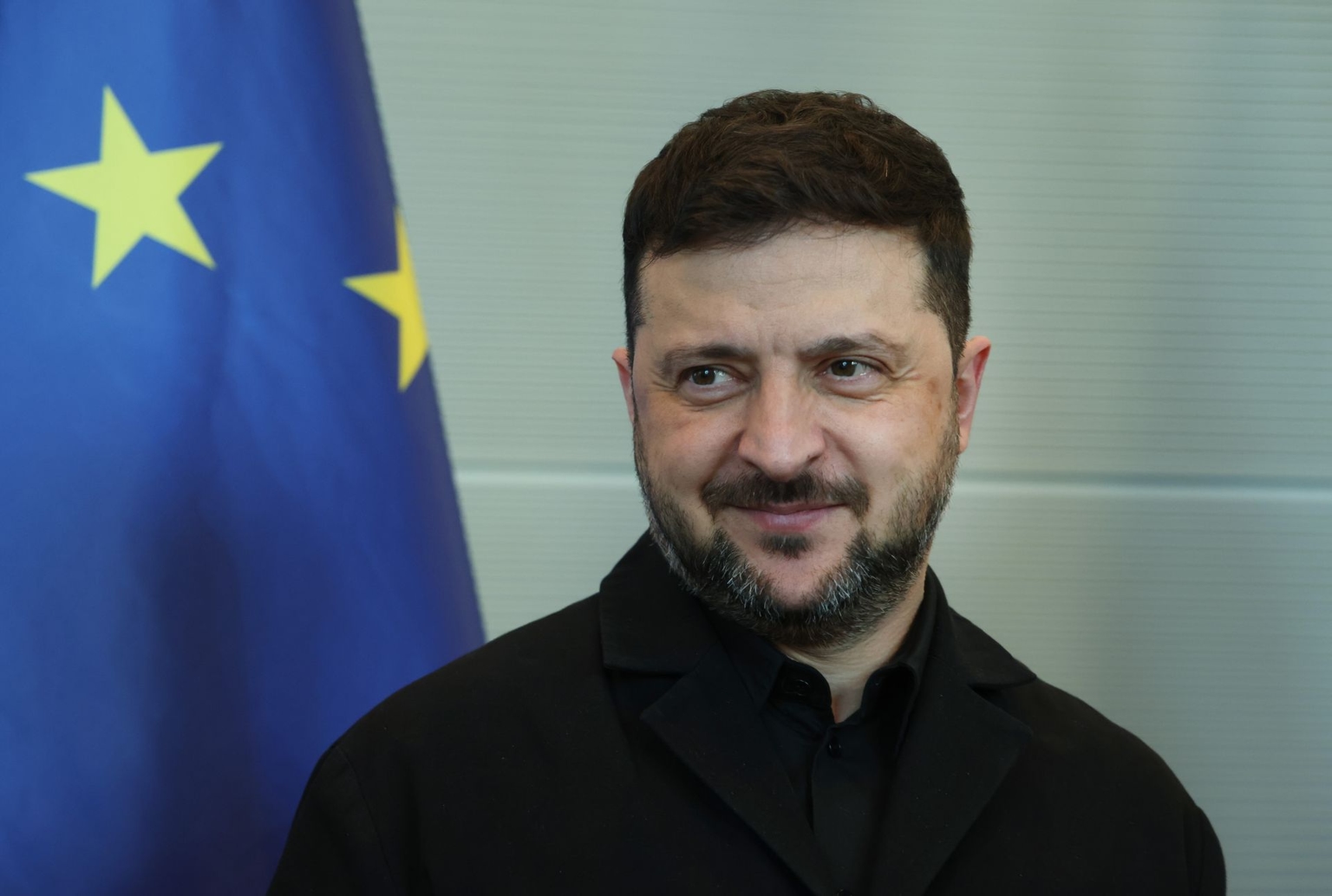 President Volodymyr Zelensky at the Bundestag in Berlin, Germany, on Dec. 15, 2025.
