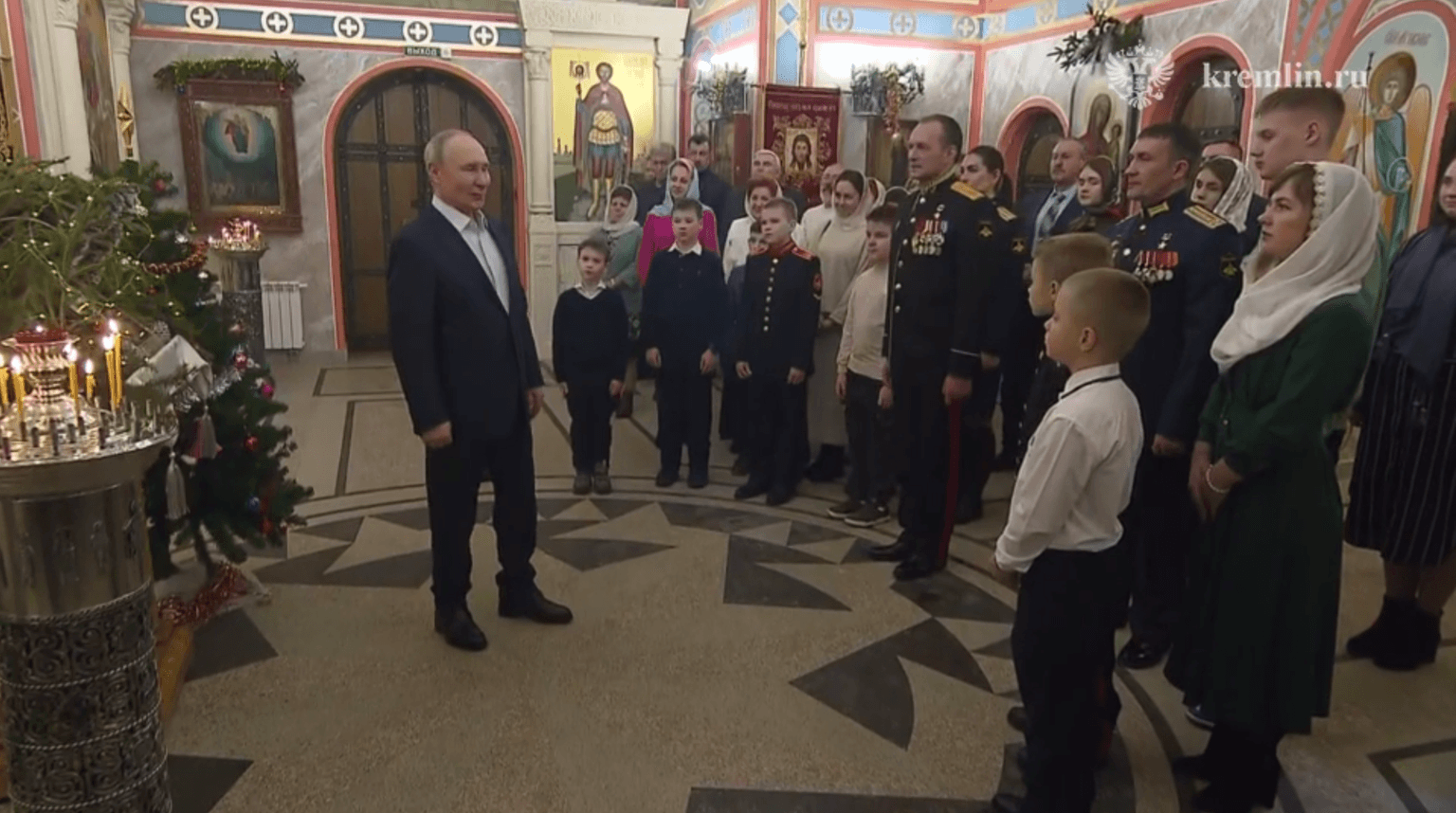 Ukraine war latest: Putin spent Orthodox Christmas at military base church, independent Russian media says