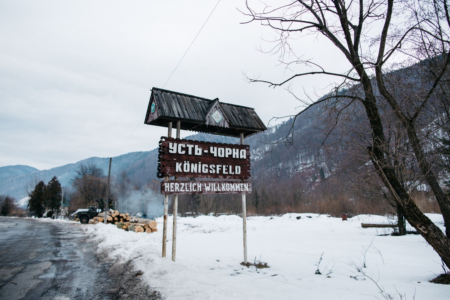 Ust-Chorna in Zakarpattia Oblast, Ukraine, on Feb. 10, 2026.