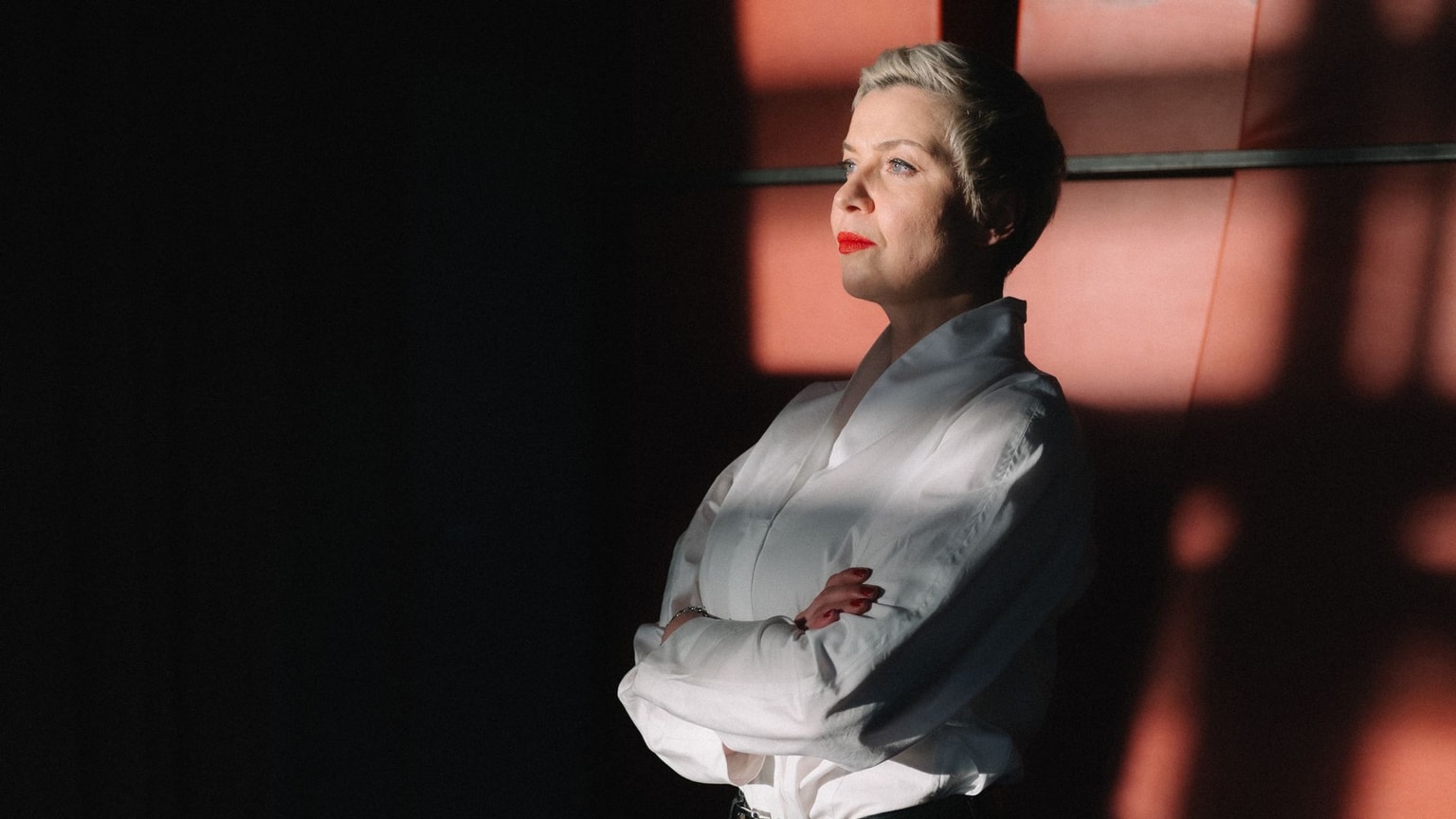 A leader of the anti-government 2020 protests in Belarus, Maria Kalesnikava, in Berlin, Germany, on March 2, 2026.