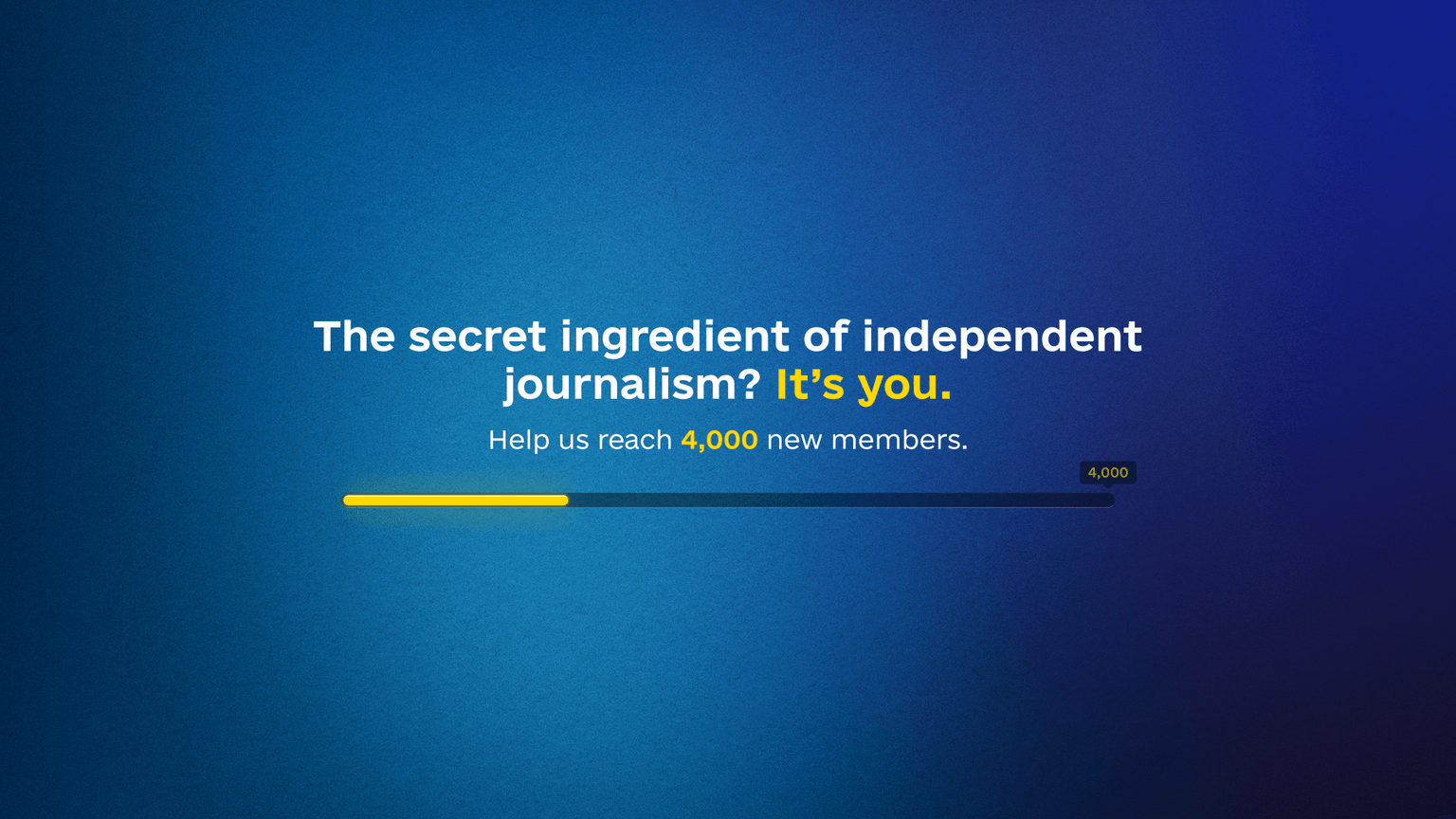 The Kyiv Independent launches its largest campaign to find 4,000 new members worldwide
