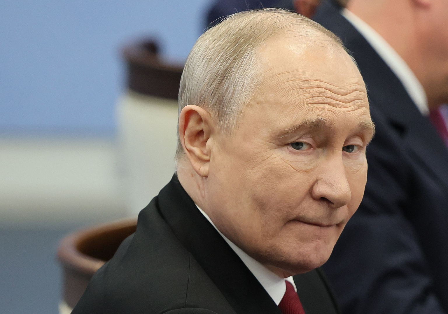 Russian President Vladimir Putin in Kazan, Russia, on June 18, 2026.