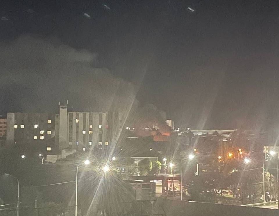 A fire broke out in the city of Sevastopol, Russian-occupied Crimea, following a Ukrainian attack overnight on June 11, 2026.