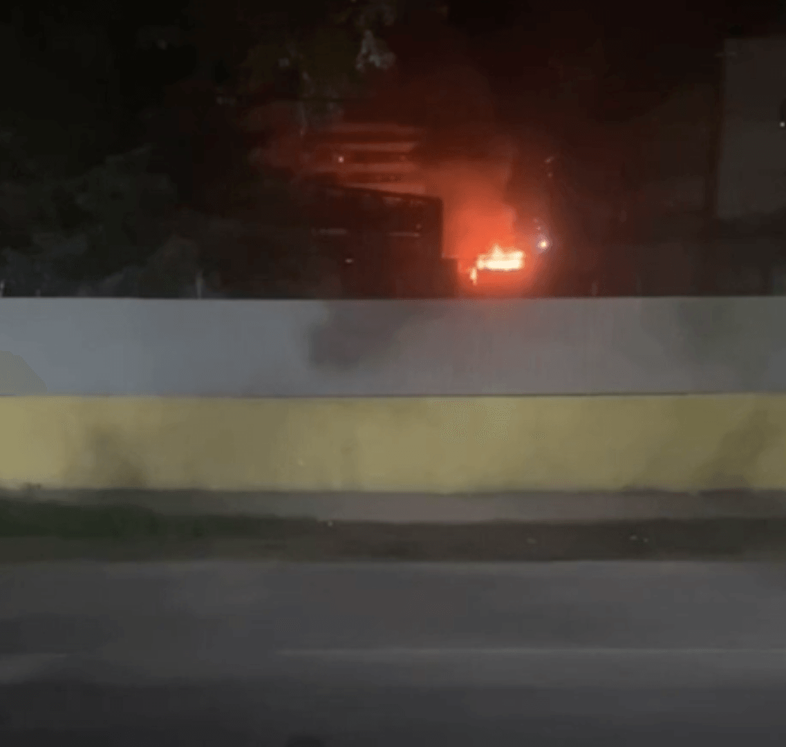 Fires blaze at Russia's JSC Progress military plant in Michurinsk, Tambov Oblast, after a reported overnight attack on June 3. (Screenshot / Exilenova-Plus / Telegram)