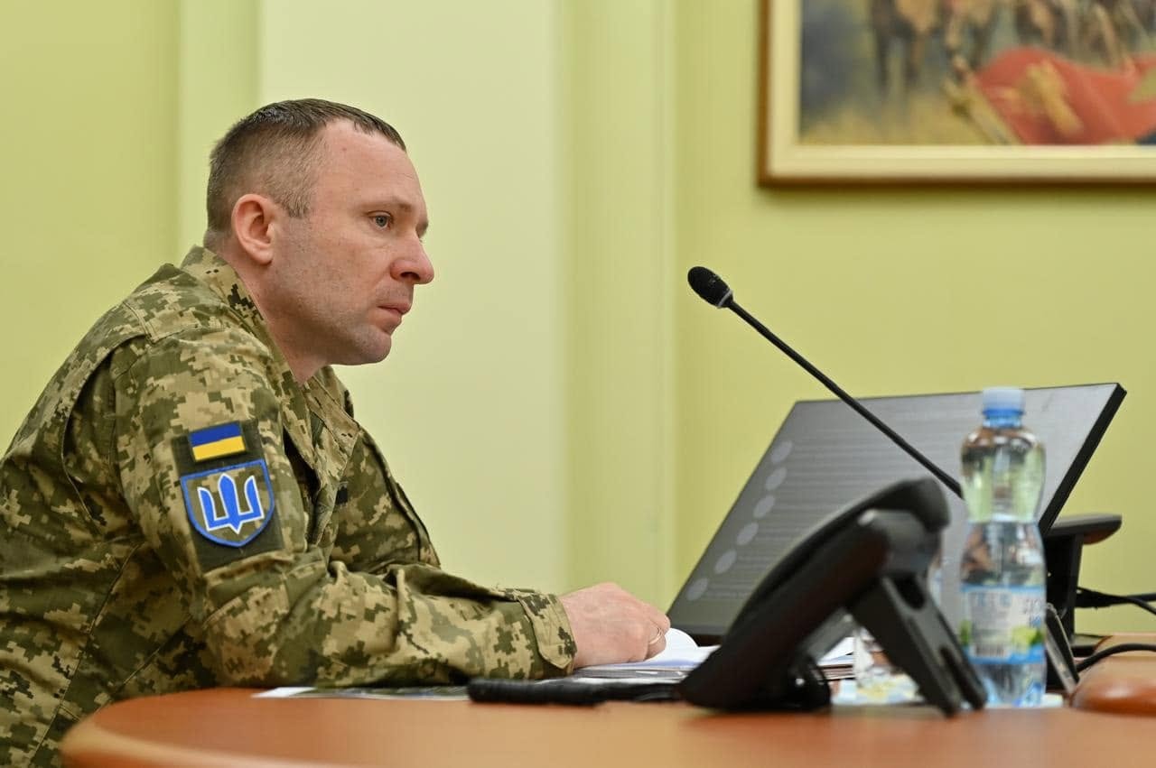 Mykhailo Drapatyi at a desk pictured in January 2025