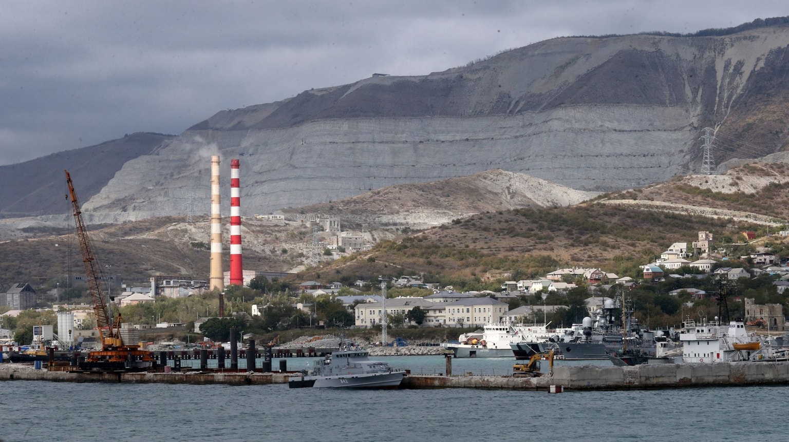 A general view of the new Naval Base of Black Sea Fleet on September 23, 2014 in Novorossiysk, Russia (Sasha Mordovets/Getty Images)
