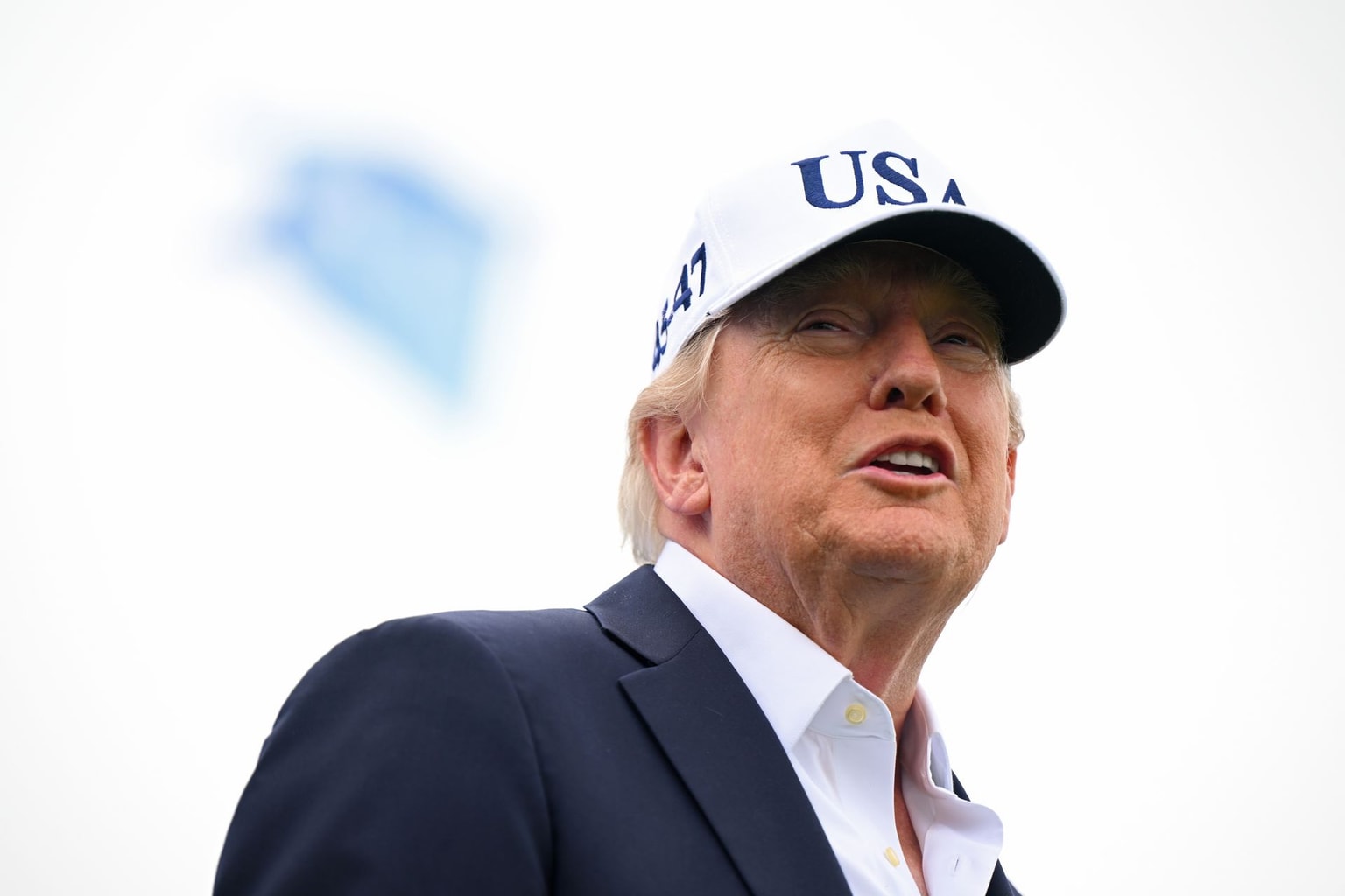 U.S. President Donald Trump attends the final day of the Irish Open on Sept.13, 2026, in Doonbeg, Ireland. U(Charles McQuillan/Getty Images)