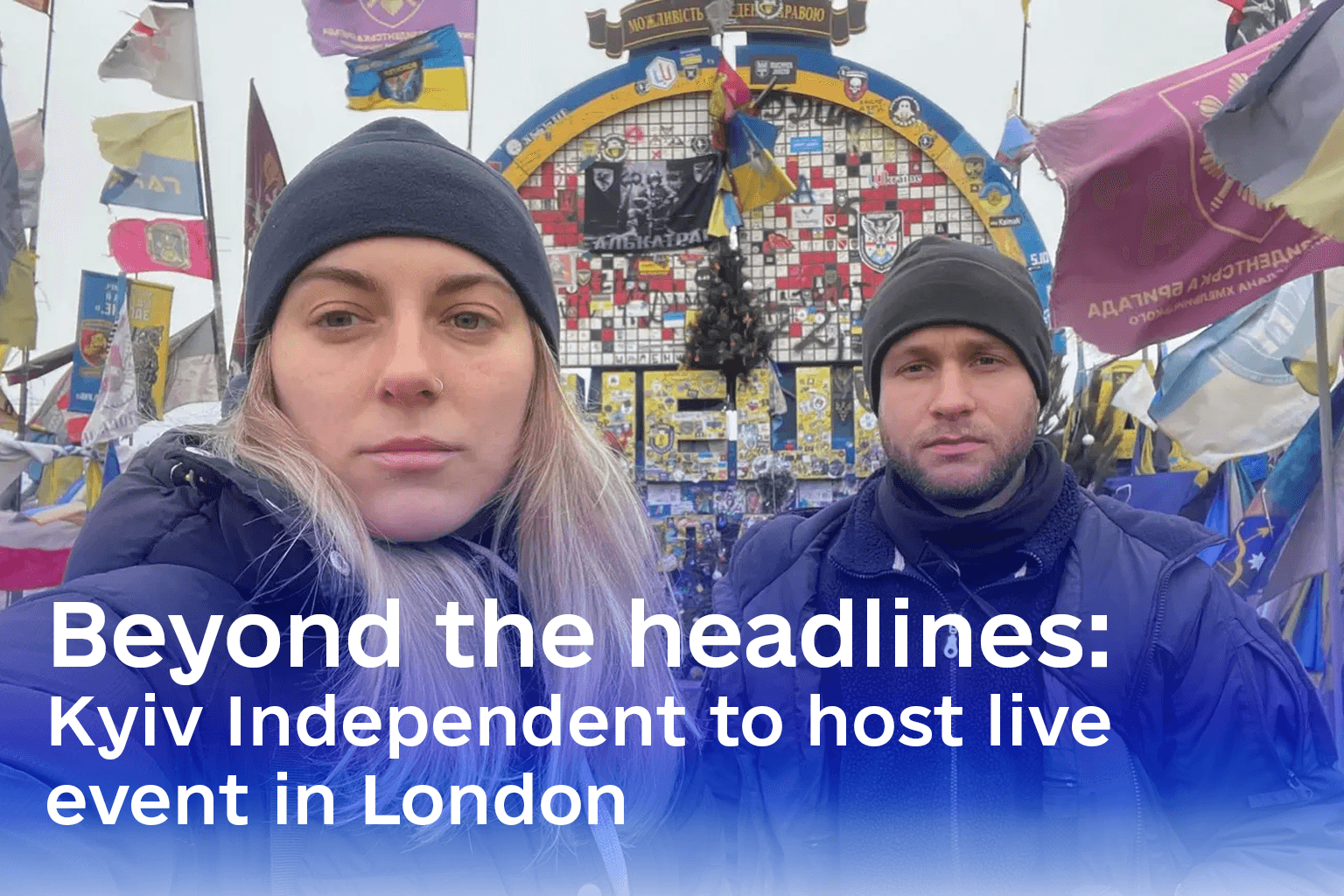Kyiv Independent team comes to London for its first live event in the UK on Oct. 2, 2026