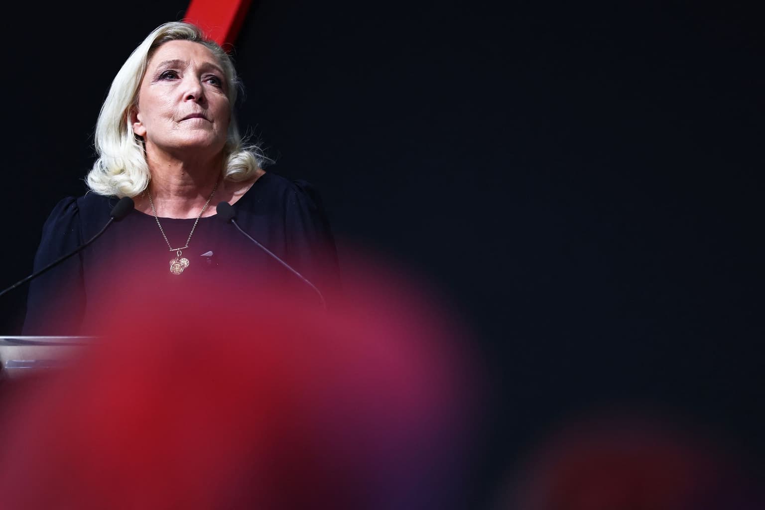 Rassemblement National (RN) candidate Marine Le Pen in Paris, France, on Sept. 28, 2026.